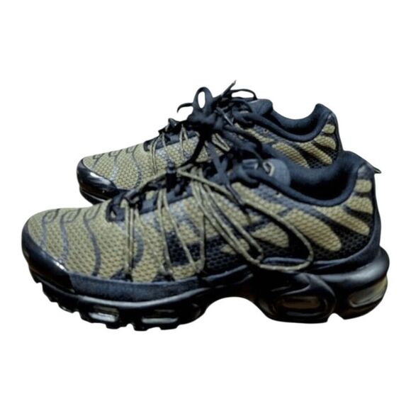 NIKE Air Max Plus Utility \'Medium Olive Black\' Running Shoes Size 7.5 main image 8